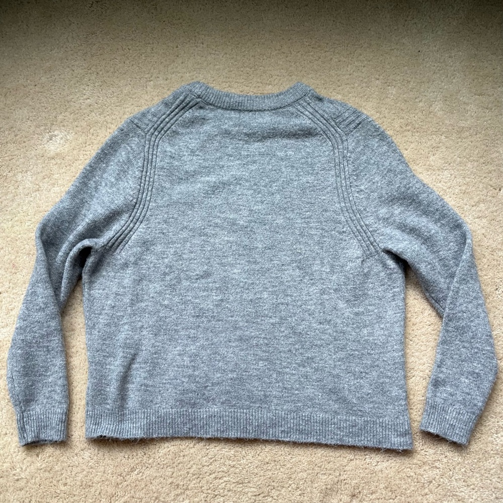 A New Day Women's Gray Boxy Crewneck Sweater - Size L - VGUC - Stretch - Picture 2 of 6